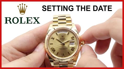 change time on rolex watch.